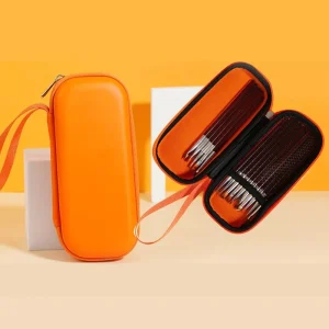 Custom Waterproof EVA Makeup Brush Bag Portable Travel Cosmetic Brush Holder Organizer