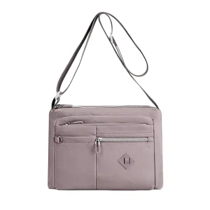 Custom Women’s Crossbody Shoulder Bag Nylon Polyester Lining Zipper Closure Large Capacity All-match Commuter Fashion Simple
