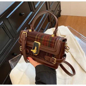 Custom Women’s Shoulder Bag Manufacturer Private Label Handbag Fashionable Wool Shaping Tatan Bag Crossbody Bags