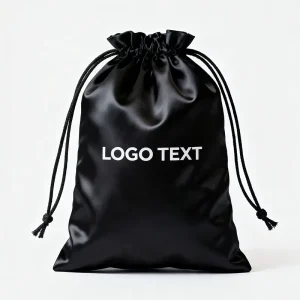 Customizable Dustproof Satin Drawstring Pouches Eco Friendly Water Resistant Silk Screen Logo Jewelry Storage Dust Bags