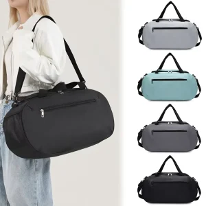 Customizable Men Fitness Oxford Cloth Bag Single Shoulder Swimming Sport Travel Bag Large Capacity Women Crossbody Yoga Bag