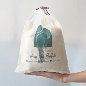 Customizable Plastic Drawstring Bag Popular Frosted Gift Drawstring Poly Bag Printed Waterproof Eva Matte Drawstring Bag logo
