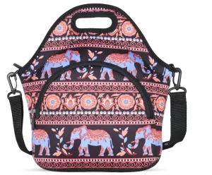 Customizable Student Lunch Bag for School Travel Adjustable Shoulder Strap Insulated Portable Lightweight Durable Use