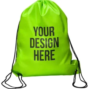 Customized Casual Drawstring Bag for Unisex Available in Different Colors