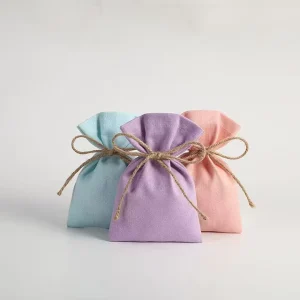 Customized Cotton Fabric Dust-proof Drawstring Bag