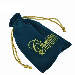 Customized Eco Friendly Classic Velvet Drawstring Backpack with Cotton Canvas for Gifts Customizable Size