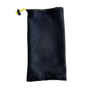 Customized Eco Friendly Recyclable Washable Durable Breathable Portable Polyester Mesh Drawstring Sports Equipment Bag Travel