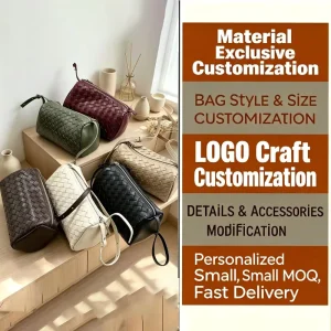 Customized High-quality Top Layer Sheepskin Woven Bag OEM Design Minimalism for Women’s Shoulder Crossbody Bag