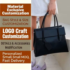 Customized High quality Vegetable Tanned Cowhide Handbag Vintage Tote Bag Fashionable Single Shoulder Crossbody Bag OEM ODM
