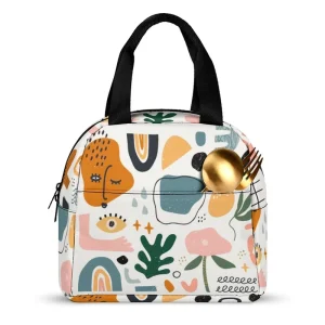 Customized Insulated Lunch Bag for School Sublimation Lunch Tote Bag Waterproof Thermal Lunch Bag
