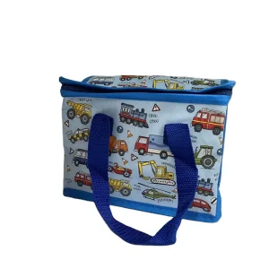 Customized Kids Insulated Fabric Lunch Bag Stylish Portable Insulated Thermal Colorful School Child Kids Lunch Cooler Box Bag