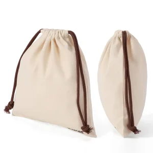 Customized Logo Fashion Reusable Drawstring Dust Bag Cotton Velvet Fabric Polyester Dust proof Storage Handbags Jewelry Gift