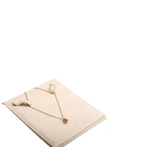 Customized Logo Microfiber Dustproof Drawstring Closure Jewelry Packaging Envelope Bag for Necklace Bracelet Ring Pendant