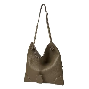 Customized Retro Design Ladies Tote Handbags Casual Fashion Crossbody Bag Large Capacity Genuine Leather Women Shoulder Bags