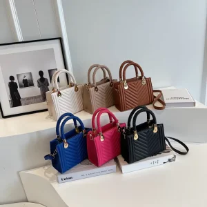 Customized Women’s Summer Single Strap ZIP Closure Anti-Theft Portable Fashion Crossbody Satchel Shoulder Handbag