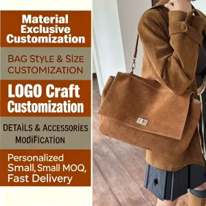 Customized logo Frosted Cowhide Tote Bag Genuine Leather Shoulder Bag Large Capacity Crossbody Bag