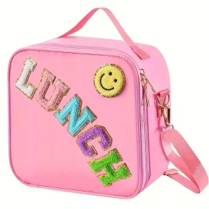 Cute Fashion Kids School Portable Thermal Insulation 300D Handled Lunch Cooler Bag 7 Liter Large Capacity