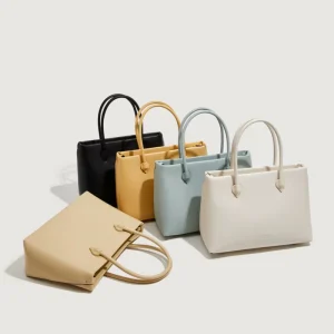 Designer Bag High Quality Tote Pu Leather Womens Handbag Luxury Brand Simple and Lightweight Ladies Zipper Shoulder Bag