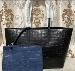 Designer Fashion Luxury Pu Leather Bucket Bag Simple Handbag Shoulder Bags Shopping Bag for Women