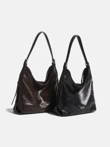 Designer Handbags Famous Brands Luxury Vintage PU Zip Closure Single Strap Polyester Lining