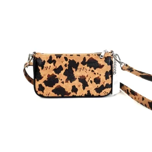 Designer Handbags Leopard Print PU Leather Crossbody Bag Women with Chain Fashion Ladies Shoulder Bag Custom Handbag