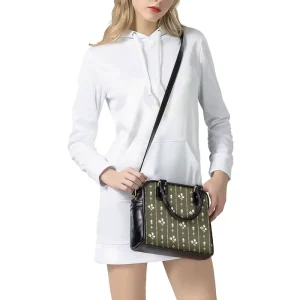 Designer Women’s Luxury Goods PUAKENIKENI Flower Art Shoulder Handbag New Design Saddle Crossbody Tote Bag Casual Customized