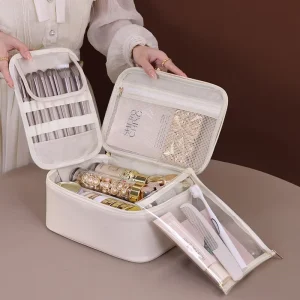 Detachable Makeup Bags Eco friendly PU Cosmetic Bags&cases Split Cosmetic Bag