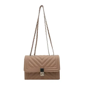 Diamond Quilted Square Bag Chain Shoulder Crossbody Bag for Women’s Commute