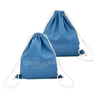 Double String Cotton Drawstring White Beige Black Cotton Natural Cotton Canvas Drawstring Dust Bag