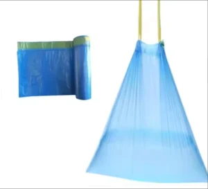 Drawstring Bag Plastic Bin Liner Eco Friendly