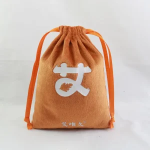 Drawstring Gift Bags Velvet Pouch Custom Small Suede Jewelry Packaging Pouches with Logo