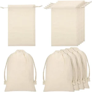 Drawstring type recyclable cotton drawstring cotton bag