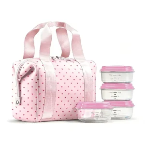 Durable Fashion Lunch Bag for Work School Picnic Travel Insulated Portable Reusable Waterproof Thermal Cooler Bag