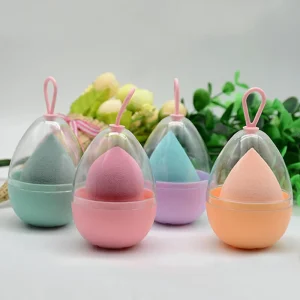 Dust Free Non Latex Calabash Shape Washable Makeup Sponge Holder Case Container Stand Beauty Cosmetic Organizer Multi Color