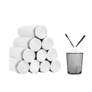 Eco Friendly Custom 4 8 13 30 Gallon PE Plastic Trash Bags Drawstring Garbage Bags for Household Rubbish for Household Products