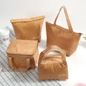 Eco Friendly Custom Waterproof Solar Panel Tyvek Insulated Foldable Lunch Cooler Bag
