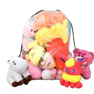 Eco Friendly Fabric Drawstring Bag With Rope Closure Custom Branding for Packing Toy