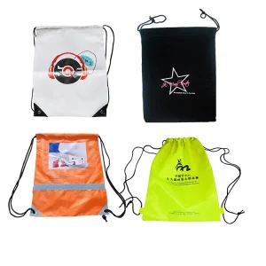 Eco Friendly Oem 100% Cotton Plain Drawstring Bag Small Jute Drawstring Bag Drawstring Backpack Bag