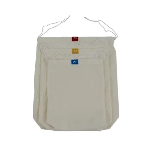 Eco Friendly Produce Bag Reusable Cotton Produce Shopping Bag For Food Corn Fruit Vegetable Drawstring Bag
