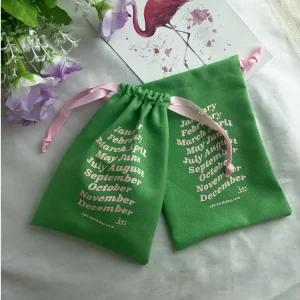 Eco Friendly Reusable Cotton Drawstring Bag Pouch Custom Logo Small Natural Canvas Gift Packaging Jewelry Pouch