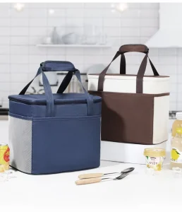 Eco Friendly Reusable Large Capacity Cooler Bags Custom Logo Food Container for Outdoor Daily Use