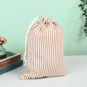 Eco Recycle Organic Muslin Cotton Canvas Fabric Drawstring Dust Bag With Logo Tote Cotton Drawstring Gift Bag Jewelry Christmas