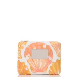 Eco friendly Seashell Pattern Tyvek Women Makeup Bag Ultralight Tyvek Waterproof Bikini Swimsuit Cosmetic Storage Bag