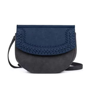 Elegant Vintage Fashion Luxury Women’s PU Leather Single Strap Portable Shoulder Bag with Cover Closure Large Capacity