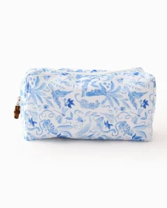 Embroidered Mahjong Tiles Large Bag Custom Color Logo Dot Crack Bam American Mahjongg Set Nylon Pouch