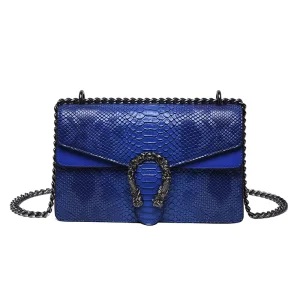 European American Retro Style Chain Small Square Bag Women’s Shoulder Bag Cross-border Fashion Casual Single Polyester