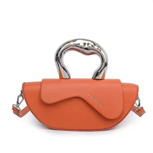 Exquisite Craftsmanship PU Leather Single Strap Crossbody Shoulder Bags Chains Decoration Fashion Designer Purses New Arrival
