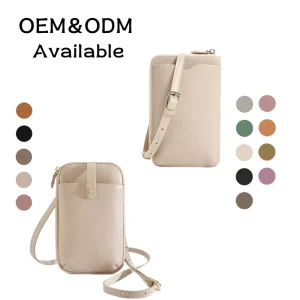 FSR298 Genuine Leather Phone Bag for Women Fashion Leather Wallet Crossbody Durable Small Bag Customized Good Price