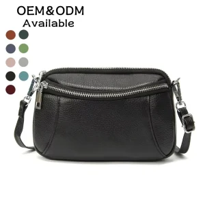 FSR315 Custom Genuine Leather Fashion Women Sling Bag for Ladies Cross Body Purse Sac a Main Ladies Handbags