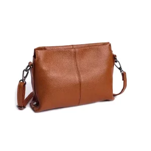 Factory Custom Logo Fashion Luxury Brand Design Crossbody Bag PU Leather Ladies Shoulder Bag with Zipper